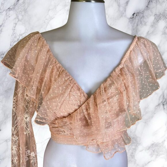 House of Harlow 1960 xREVOLVE Noel Top - Rose - Picture 4 of 11